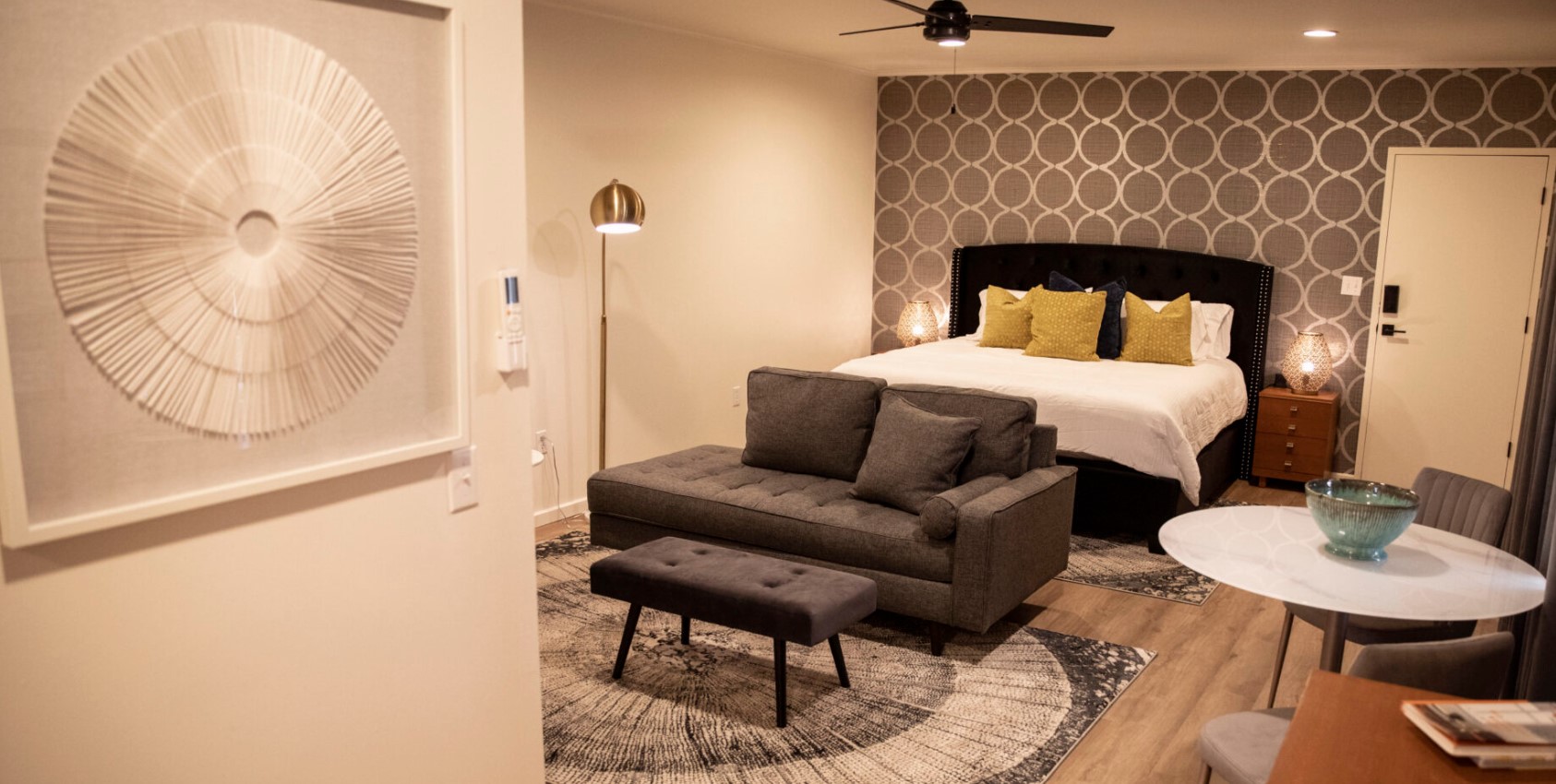 Our lodging options also offer the perfect solution for business travelers—​those that are passing through the area and would enjoy a luxurious upgrade from a chain hotel.